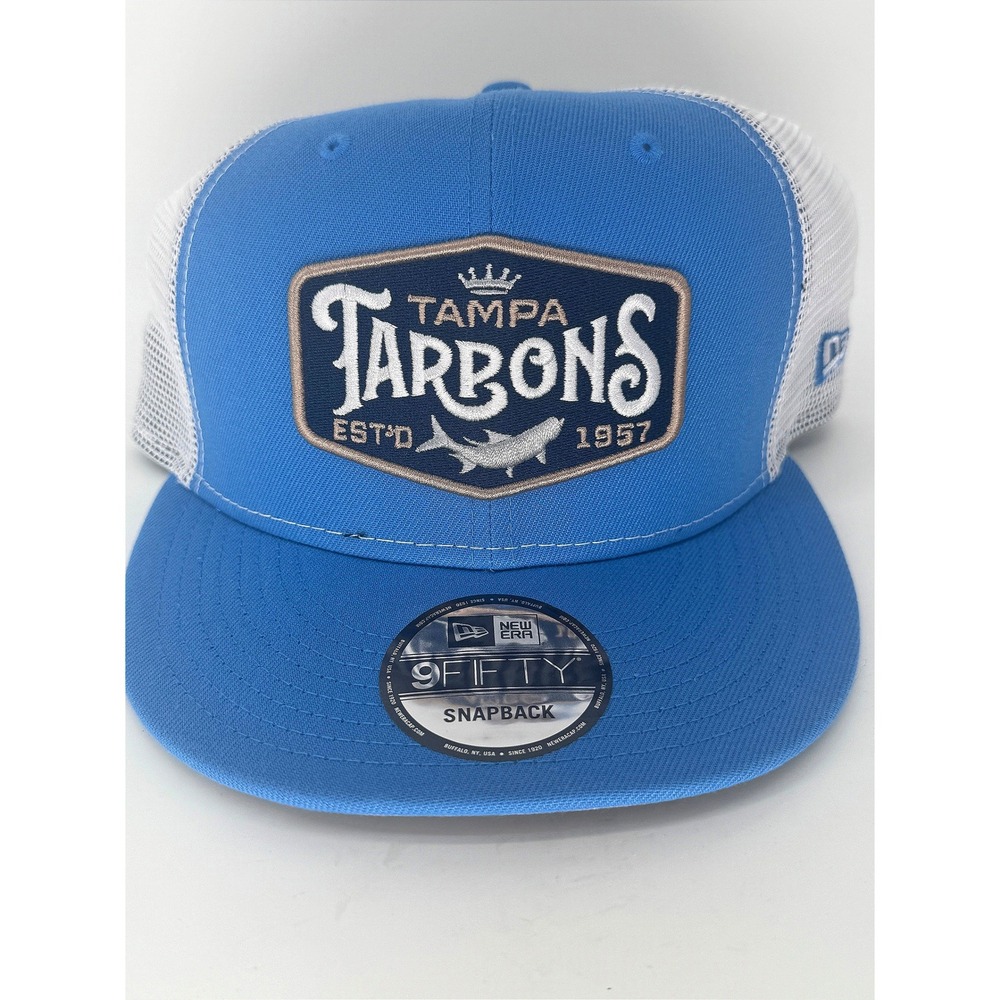 New Era Tampa Tarpons Hat Men OS Blue 9FIFTY Snapback MiLB Baseball Cap